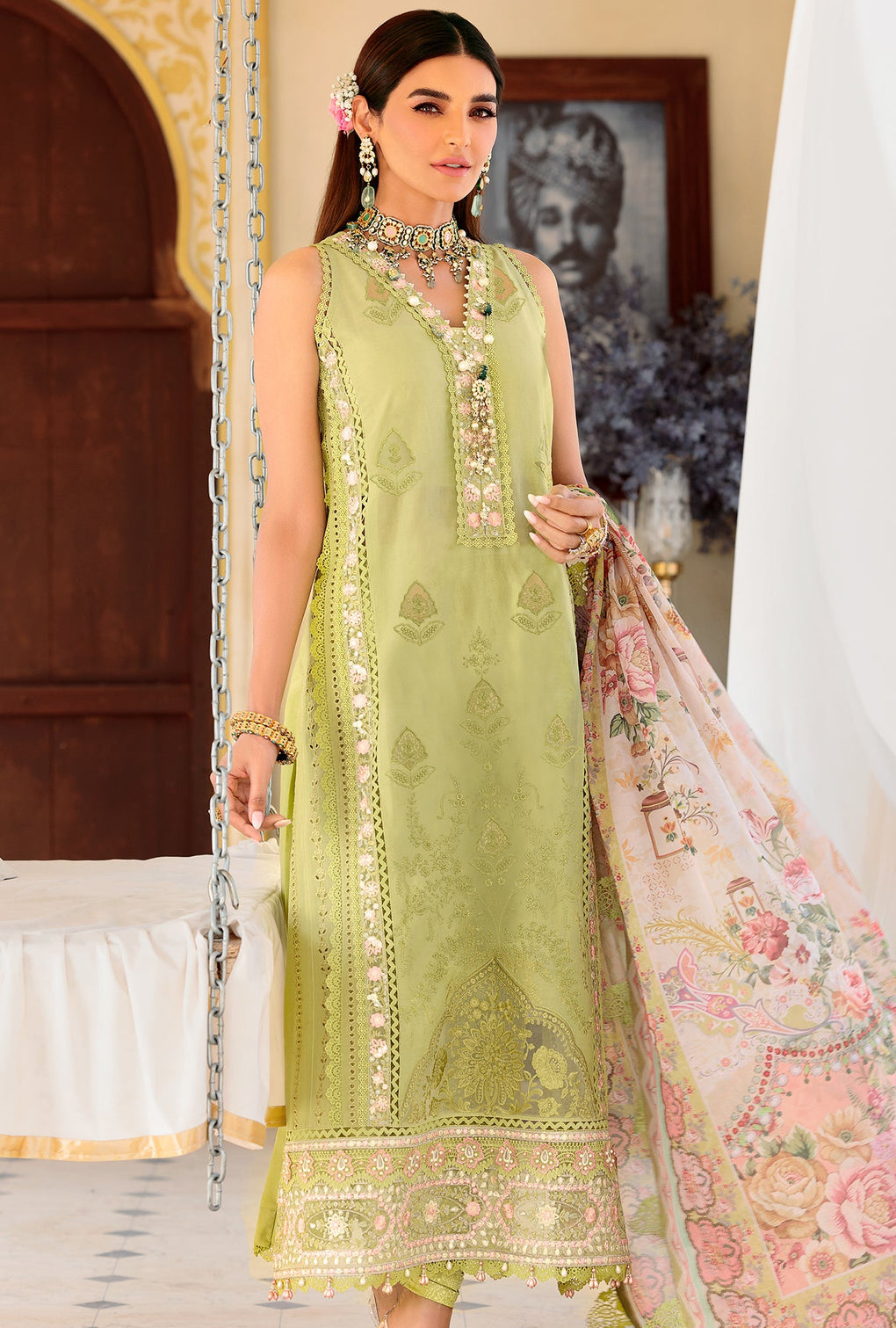 NEIDCHK22-D5-A-ZIBAA | Noor | Eid Chikankari Lawn 2022
