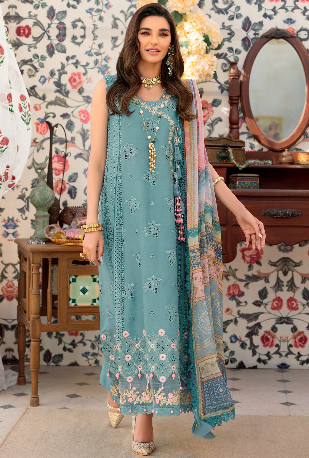 NEIDCHK22-D6-B-ISIL | Noor | Eid Chikankari Lawn 2022