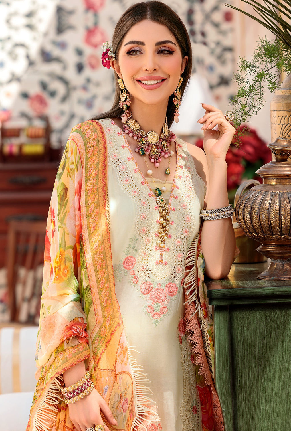 NEIDCHK22-D2-A-MEHR | Noor | Eid Chikankari Lawn 2022