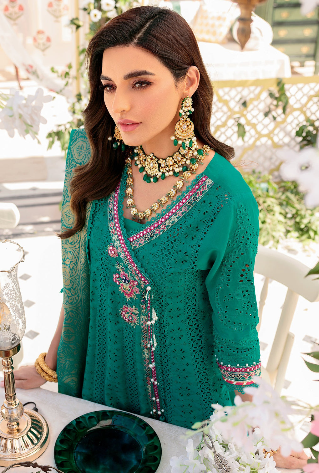 NEIDCHK22-D8-B-KHOOBAM | Noor | Eid Chikankari Lawn 2022