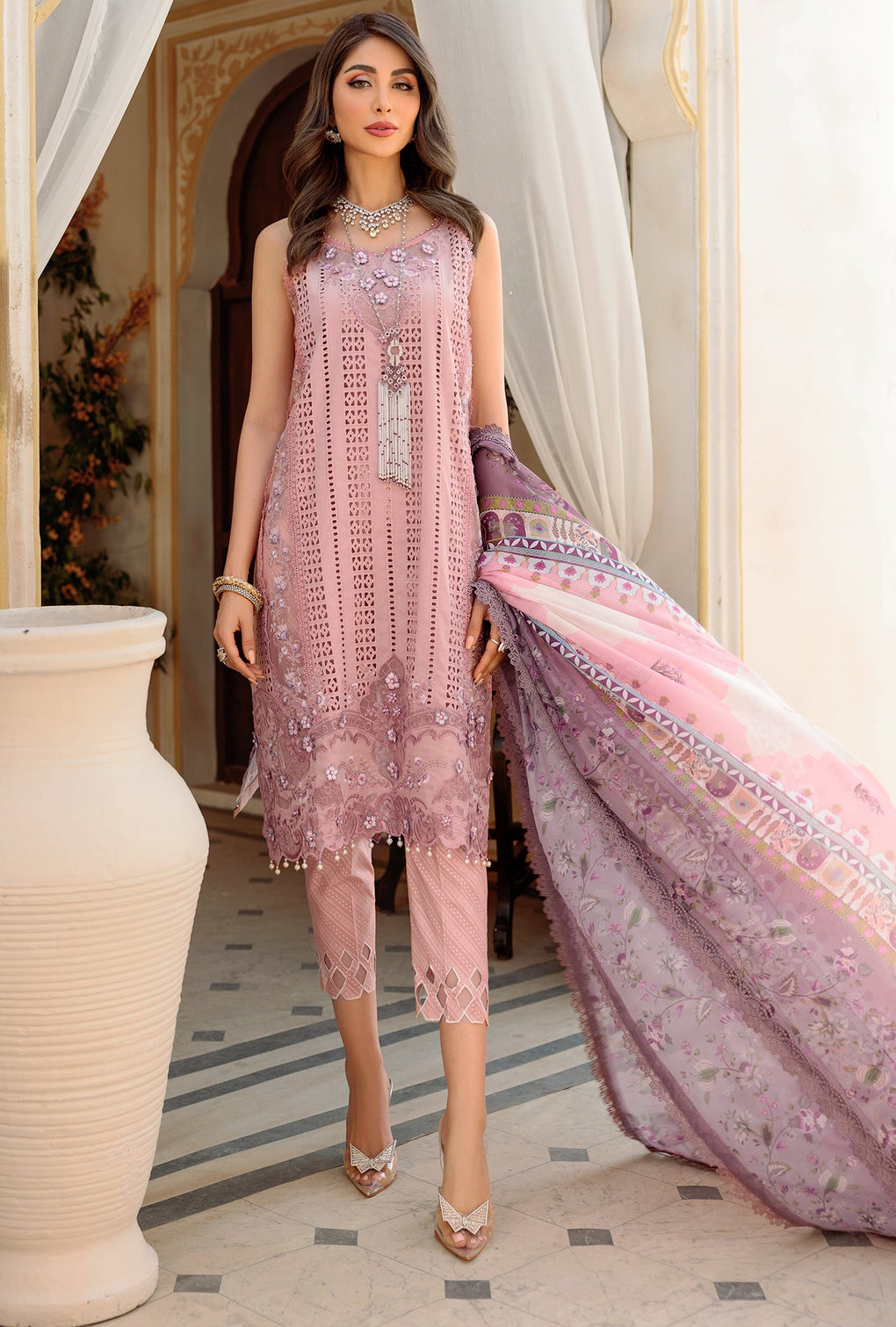 NEIDCHK22-D4-A-HELM | Noor | Eid Chikankari Lawn 2022
