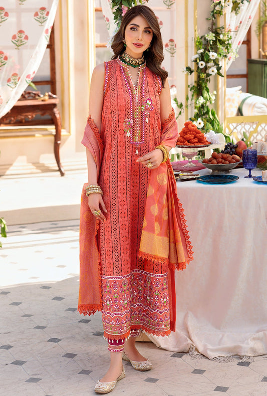 NEIDCHK22-D8-A-KHOOBAM | Noor | Eid Chikankari Lawn 2022