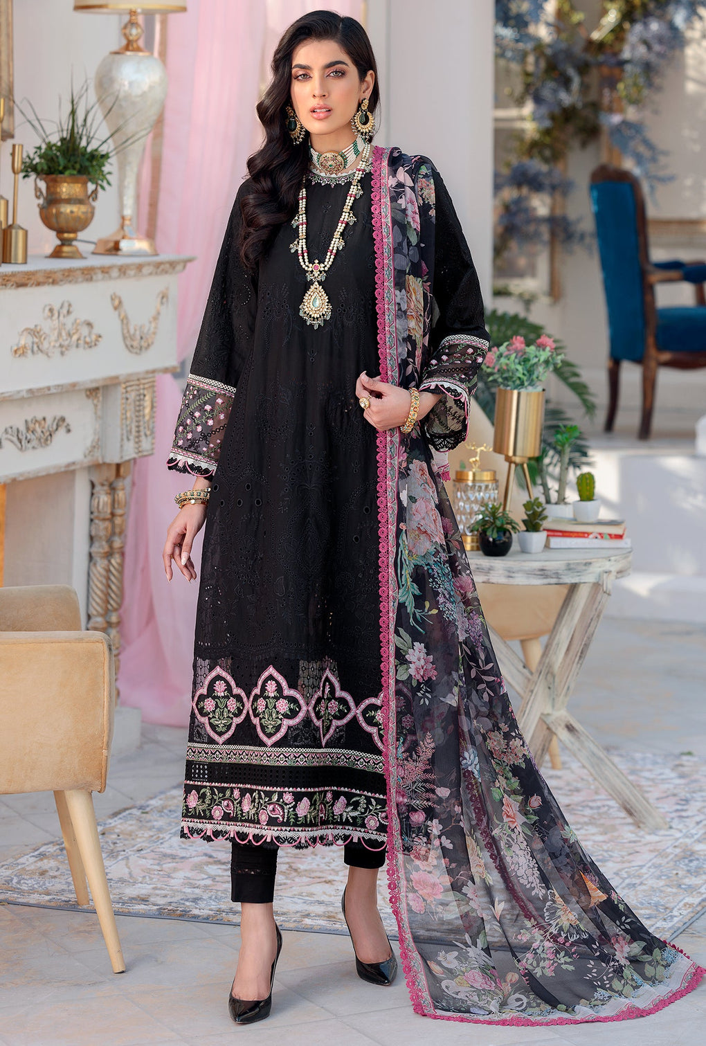 NLCL22-D10-B | Noor | Luxury Chikankari Lawn Collection 2022