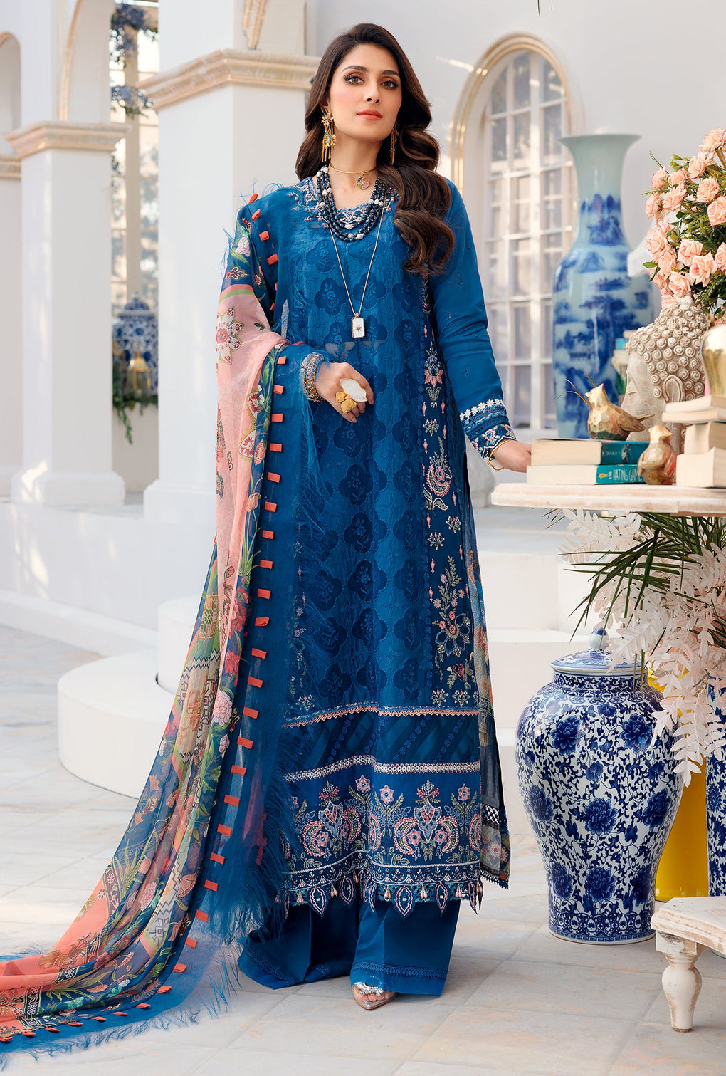 NLCL22-D12-A | Noor | Luxury Chikankari Lawn Collection 2022