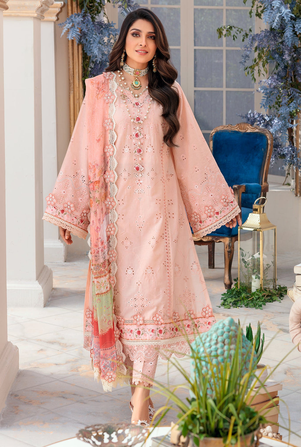 NLCL22-D6-A | Noor | Luxury Chikankari Lawn Collection 2022