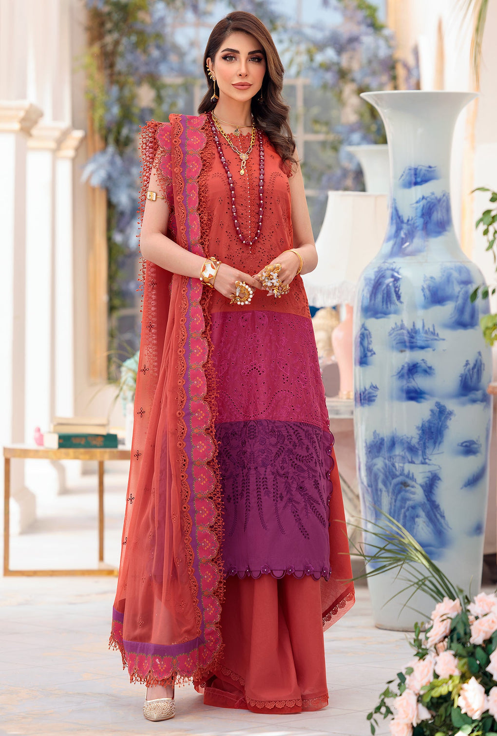 NLCL22-D7-A | Noor | Luxury Chikankari Lawn Collection 2022