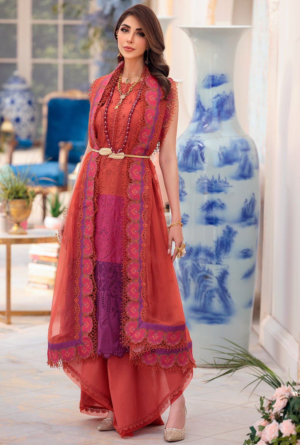 NLCL22-D7-A | Noor | Luxury Chikankari Lawn Collection 2022