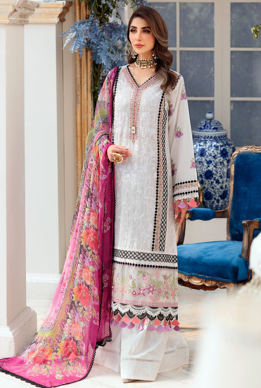 NLCL22-D8-A | Noor | Luxury Chikankari Lawn Collection 2022