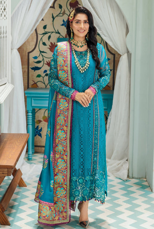 D5 - Aegean | Noor | Chiffon Laserkari Collection 2022