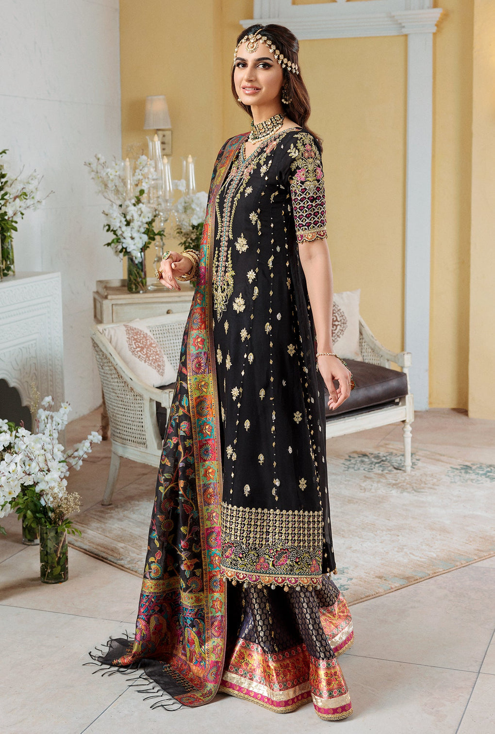 NOOR-KAANI22-D3-MIDNIGHT | Noor | Kaani Collection 2022