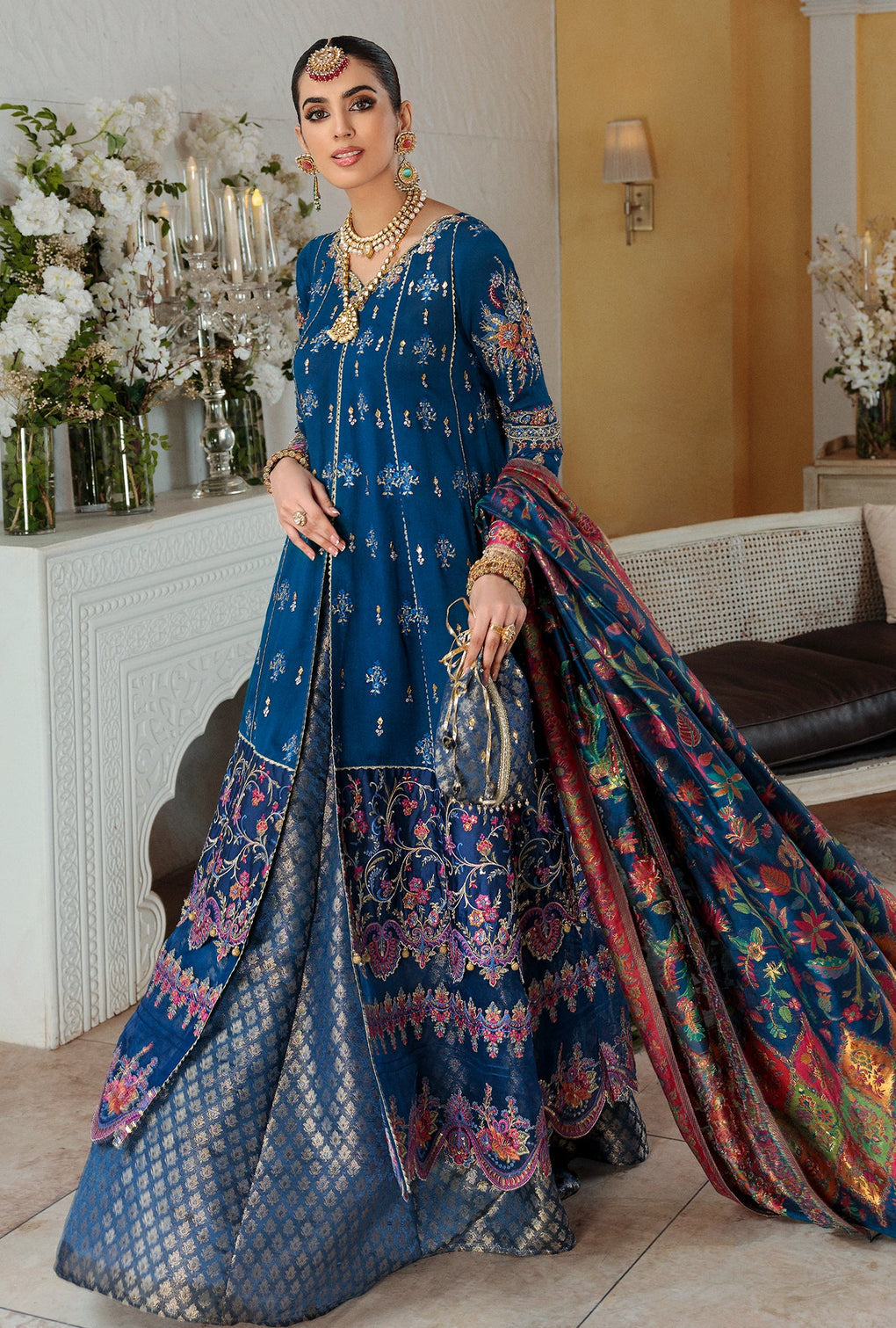 NOOR-KAANI22-D2-AZURE | Noor | Kaani Collection 2022