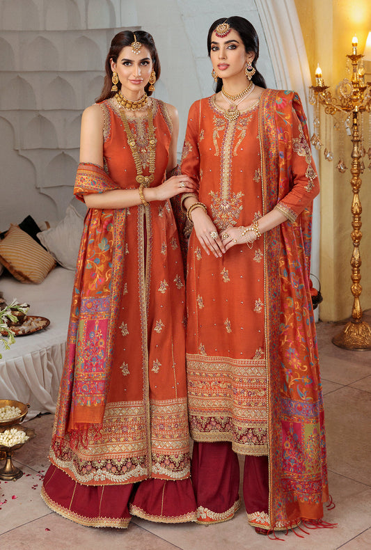 NOOR-KAANI22-D4-TANGERINE | Noor | Kaani Collection 2022