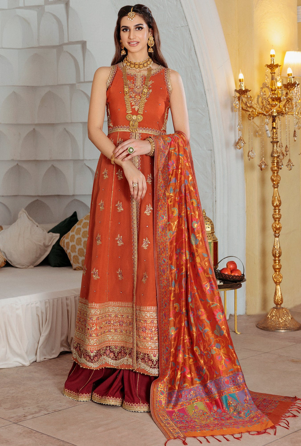 NOOR-KAANI22-D4-TANGERINE | Noor | Kaani Collection 2022