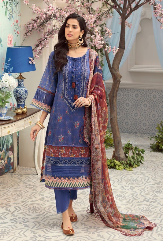 NPRINT22-D5-B | Saadia Asad | Noor Prints Lawn Collection 2022