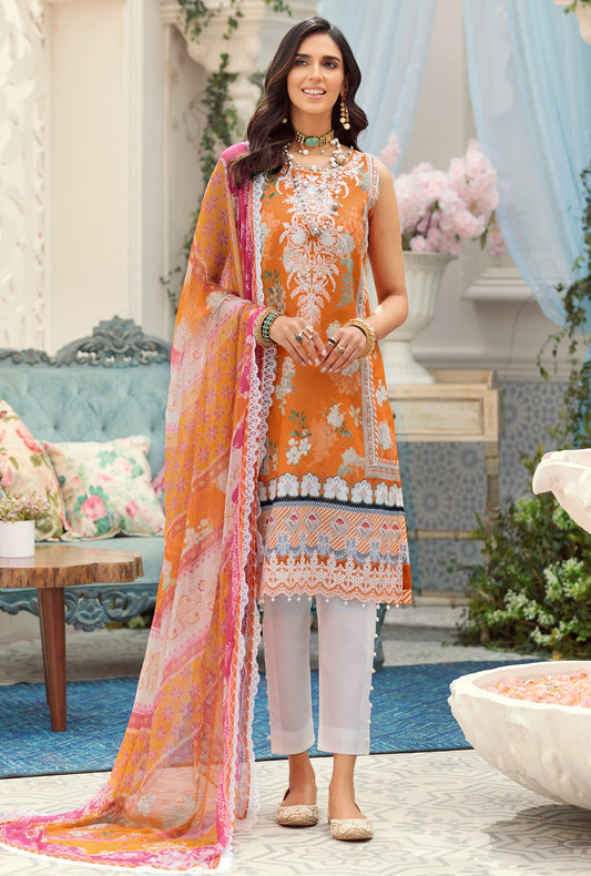 NPRINT22-D6-B | Saadia Asad | Noor Prints Lawn Collection 2022