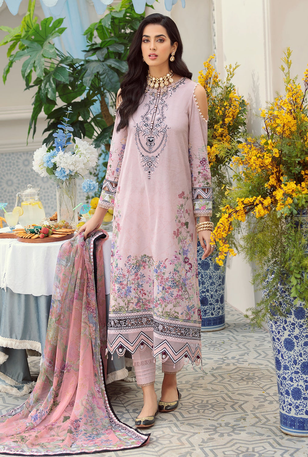 NPRINT22-D2-A | Saadia Asad | Noor Prints Lawn Collection 2022