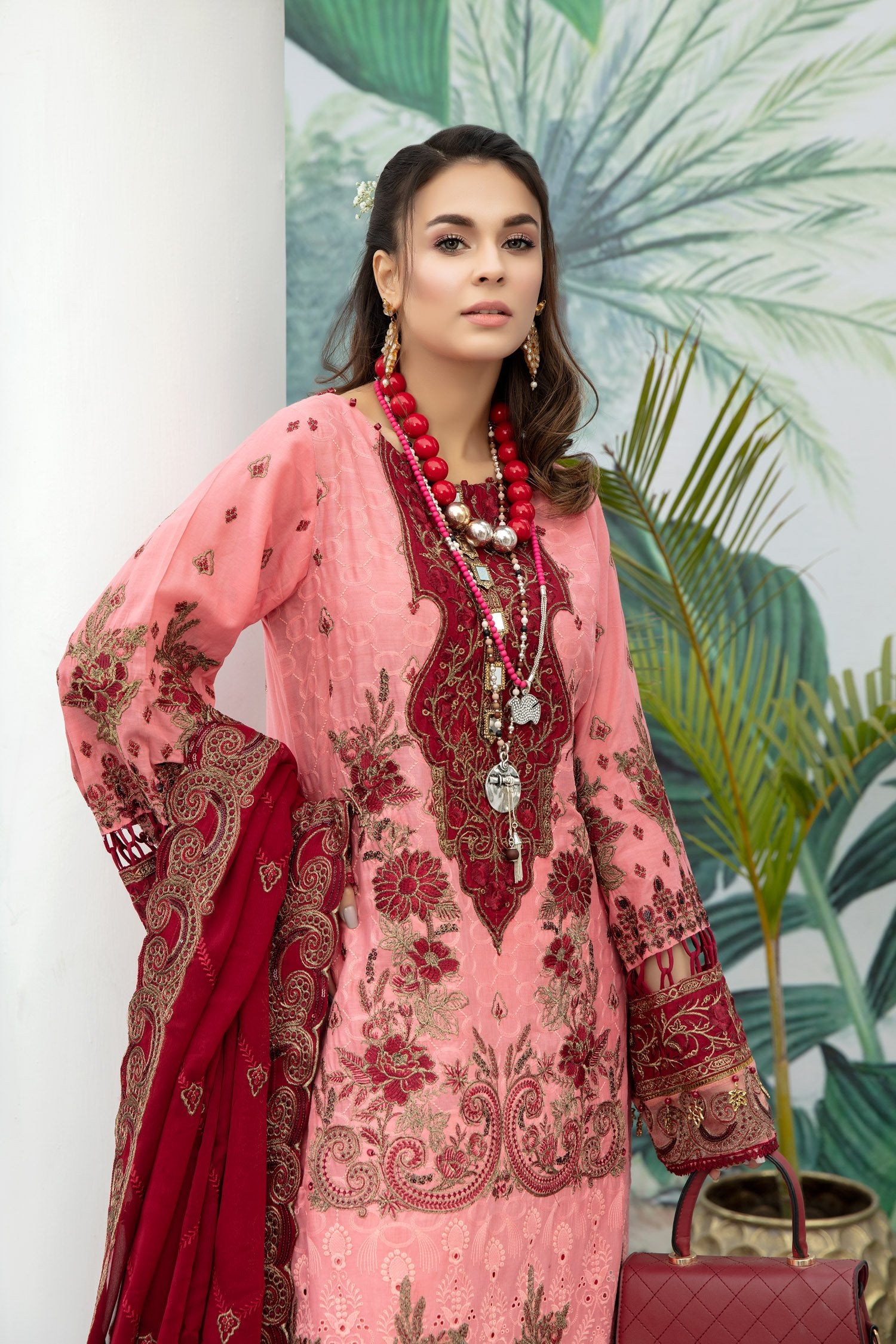 Relished Looks | Adan's Libas | Digital Printed And Embroidered Schiffli Lawn