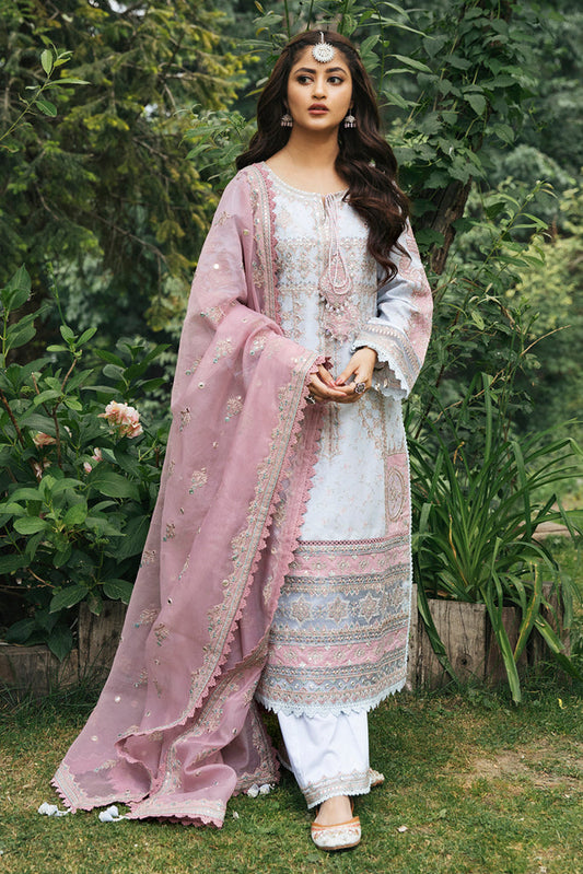 EB- 01 NORA  | Qalamkar | Luxury Festive Lawn Unstitched 2022