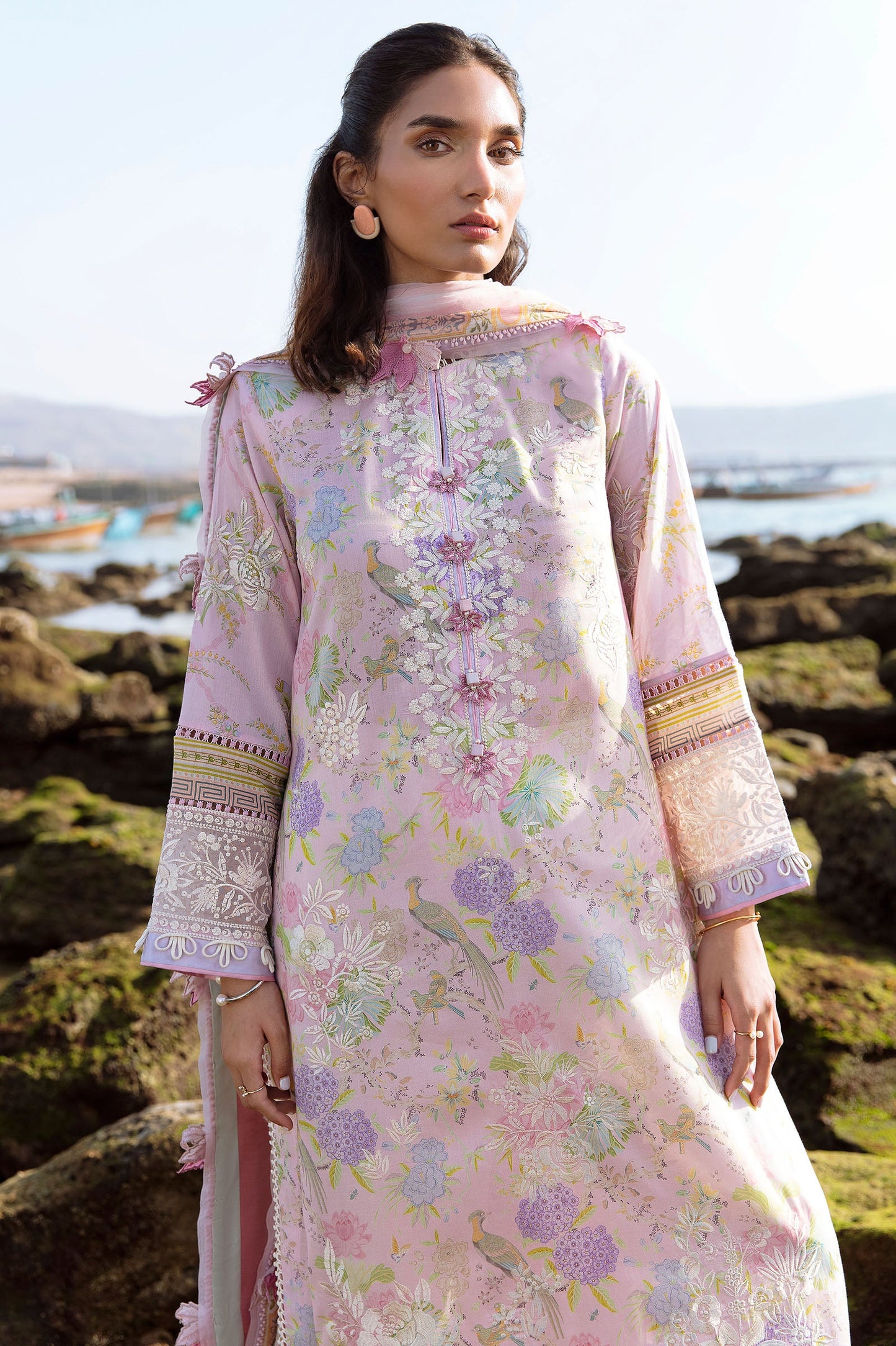 LIA (ZL23-6 A) | Zaha | Spring Summer Unstitched Lawn 2023