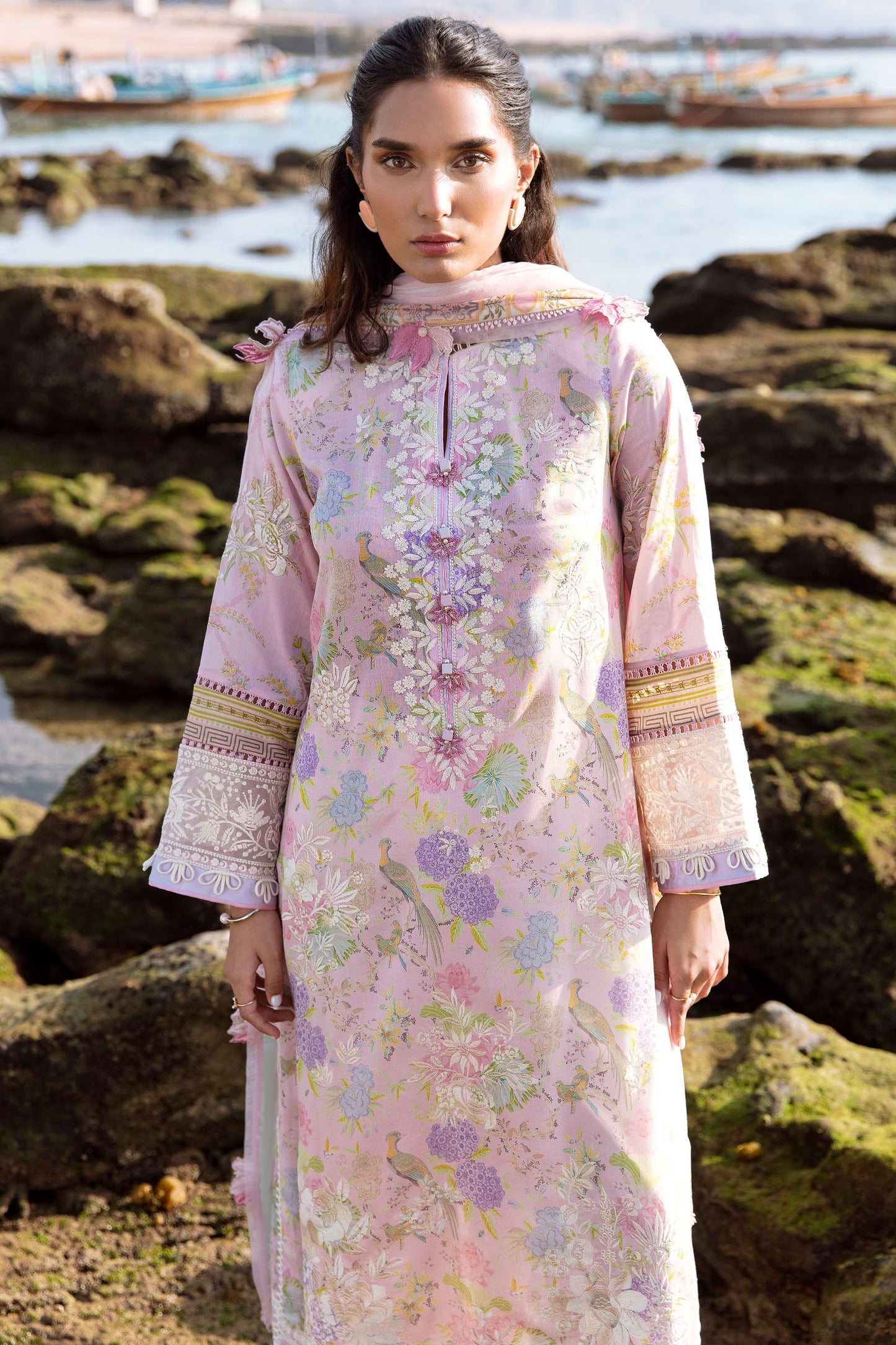 LIA (ZL23-6 A) | Zaha | Spring Summer Unstitched Lawn 2023