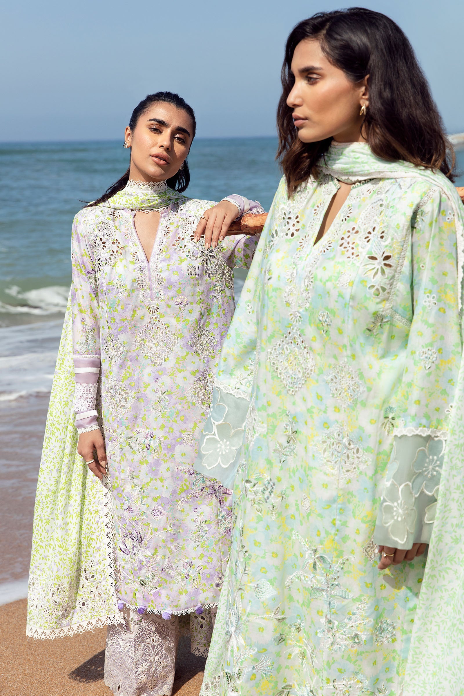 ELA (ZL23-3 A) | Zaha | Spring Summer Unstitched Lawn 2023