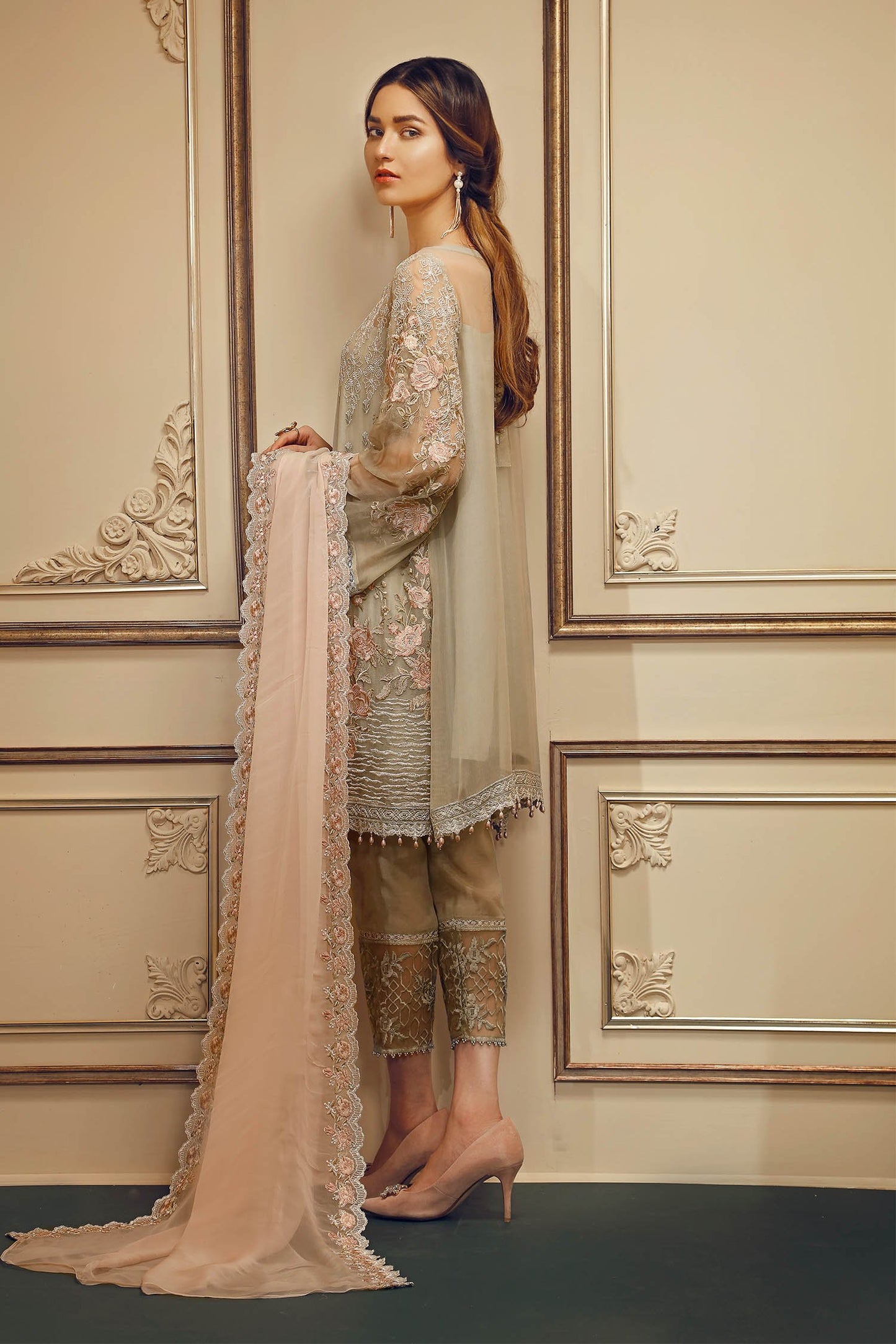 Pastel Perfection (Baroque Chantelle Embroidered Chiffon)