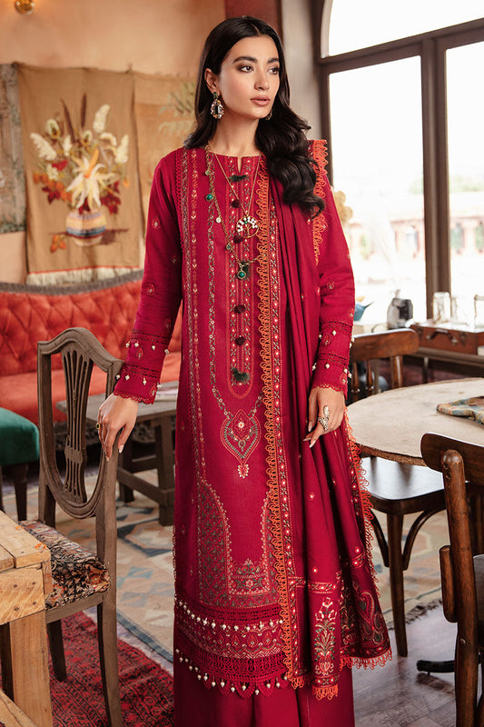 Crimson Rose | Rang Rasiya | Premium Edit Winter Shawl Collection 2022