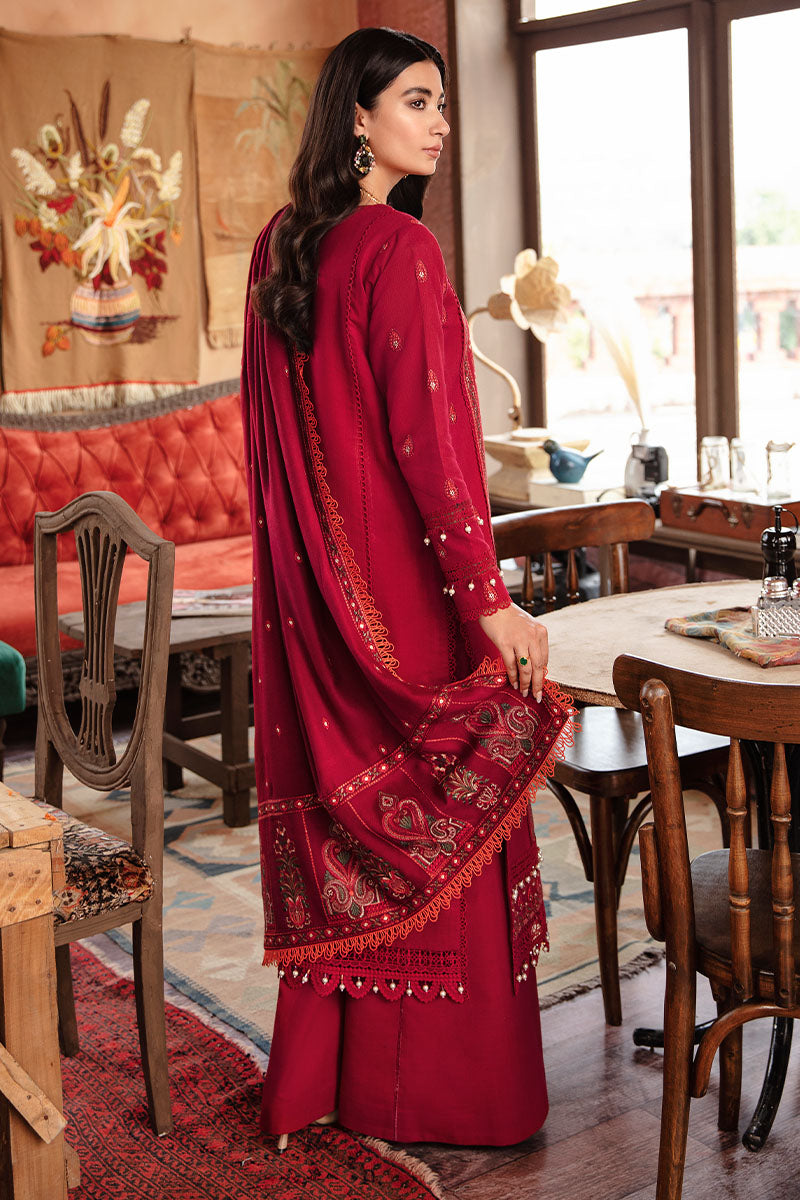 Crimson Rose | Rang Rasiya | Premium Edit Winter Shawl Collection 2022