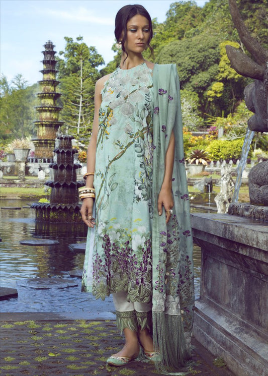 Spring Bloom 1A [SHiza Hassan Luxury Lawn 2019]