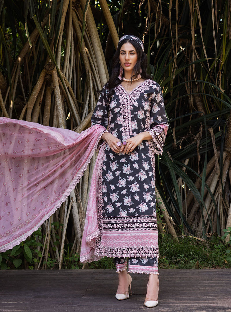 Blush Blossoms - 10A | Zainab Chottani | Tahra Lawn 2022