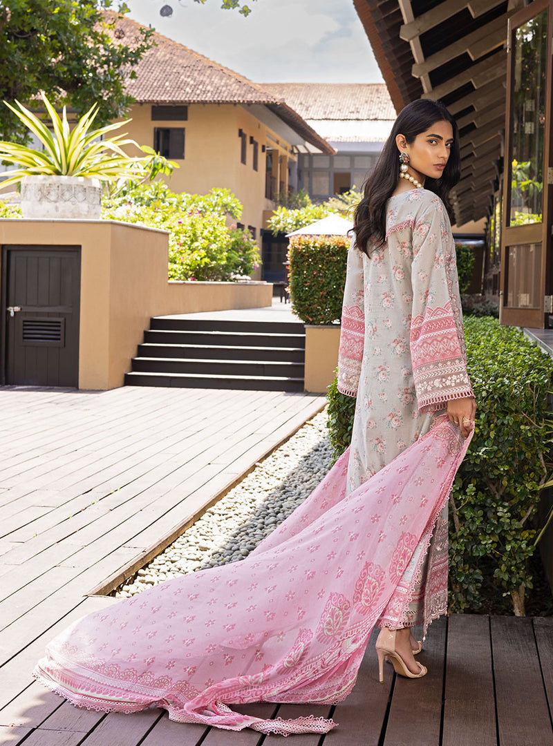 Blush Blossoms - 10B | Zainab Chottani | Tahra Lawn 2022