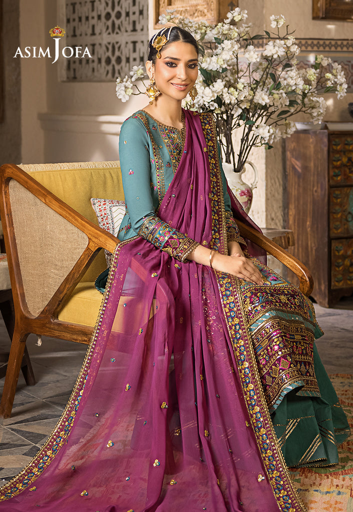 AJLR - 14 | Asim Jofa | Luxury Lawn Collection 2023