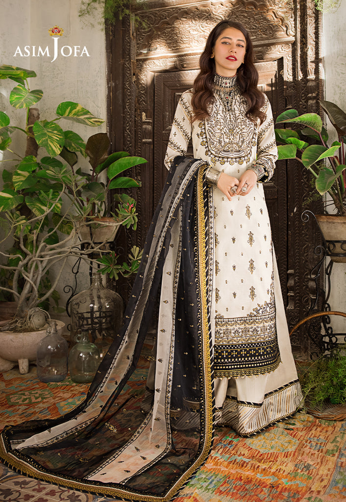 AJLR - 18 | Asim Jofa | Luxury Lawn Collection 2023