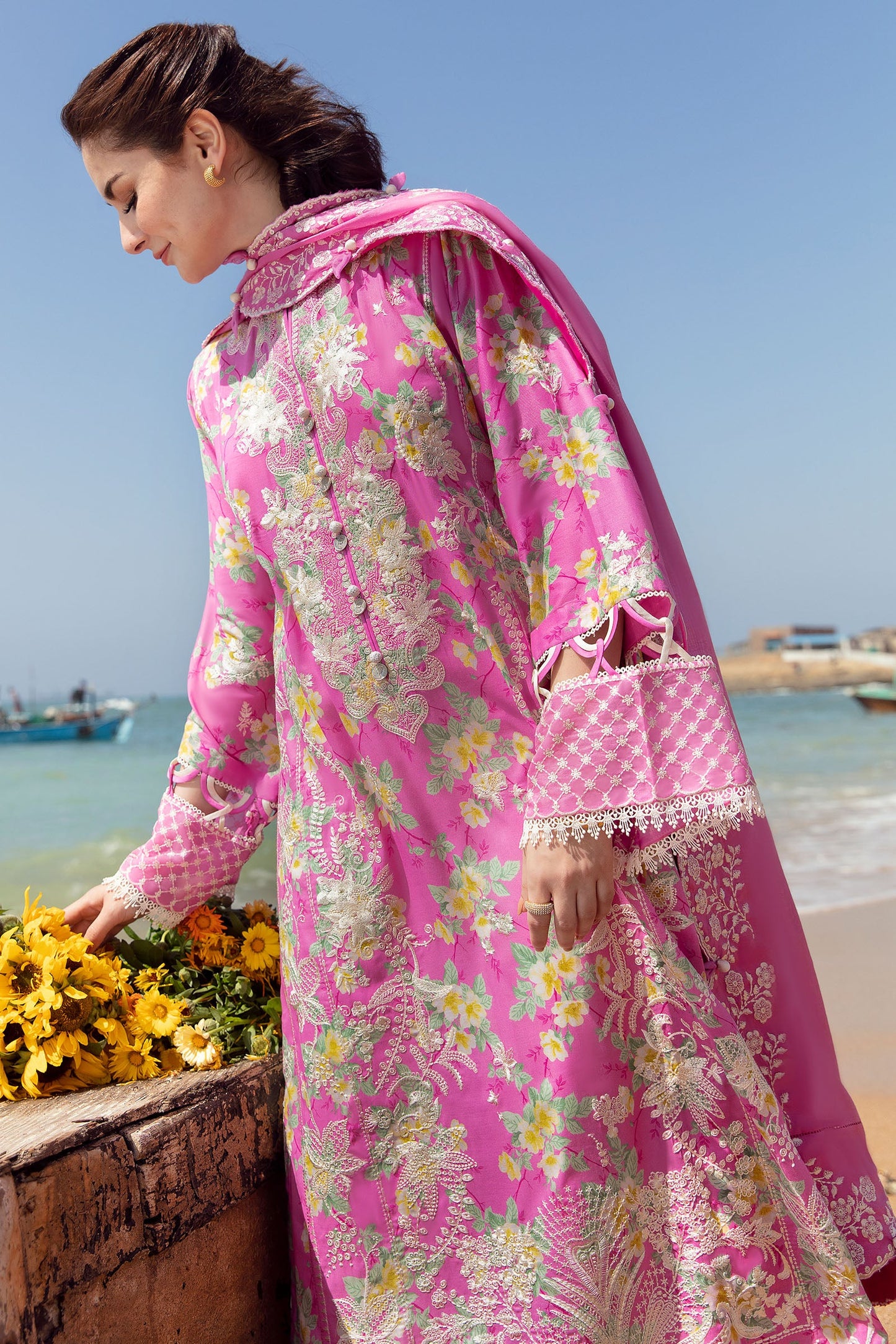 NIHAN (ZL23-8 B) | Zaha | Spring Summer Unstitched Lawn 2023