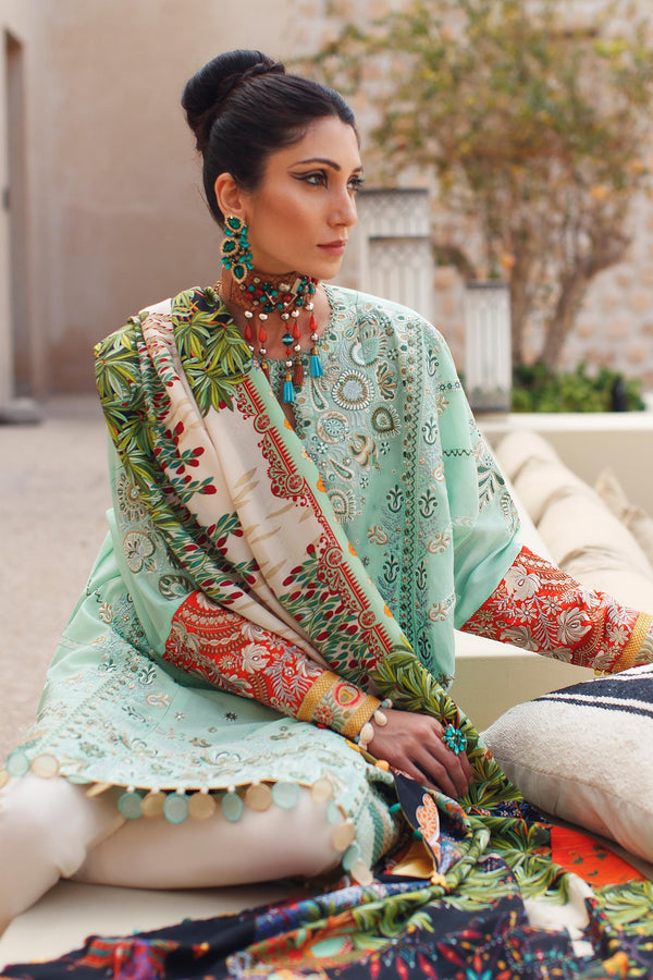 EL22 - 9B (Nima) | Eid | Luxury Lawn Collection 2022
