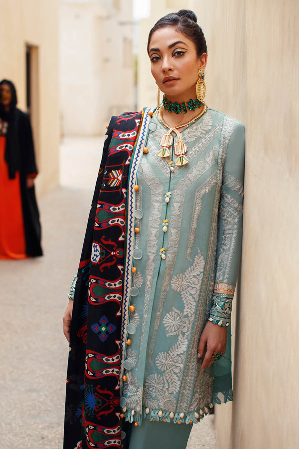 EL22 - 3A (Qistina) | Eid | Luxury Lawn Collection 2022