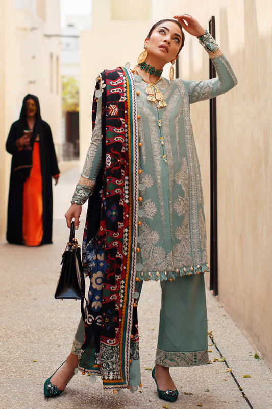 EL22 - 3A (Qistina) | Eid | Luxury Lawn Collection 2022