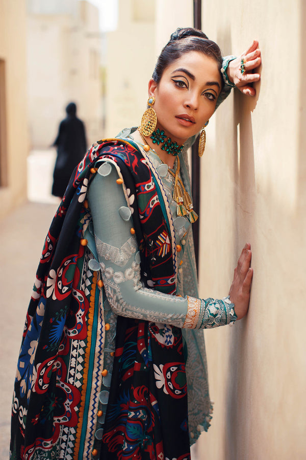 EL22 - 3A (Qistina) | Eid | Luxury Lawn Collection 2022