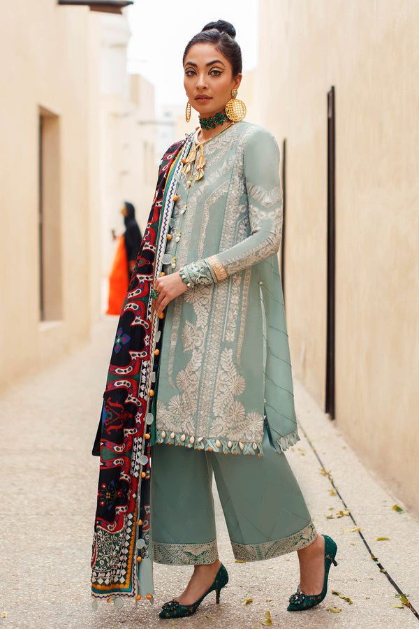EL22 - 3A (Qistina) | Eid | Luxury Lawn Collection 2022