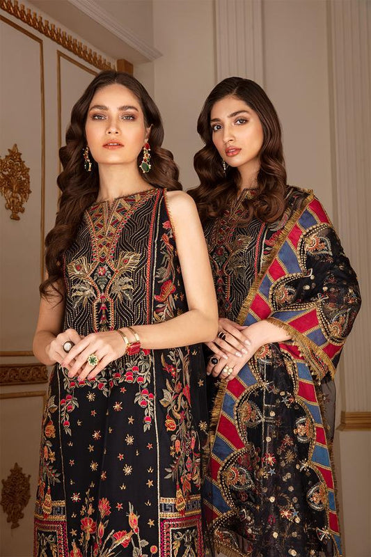 Sable | Baroque | Chantelle | Embroidered Chiffon