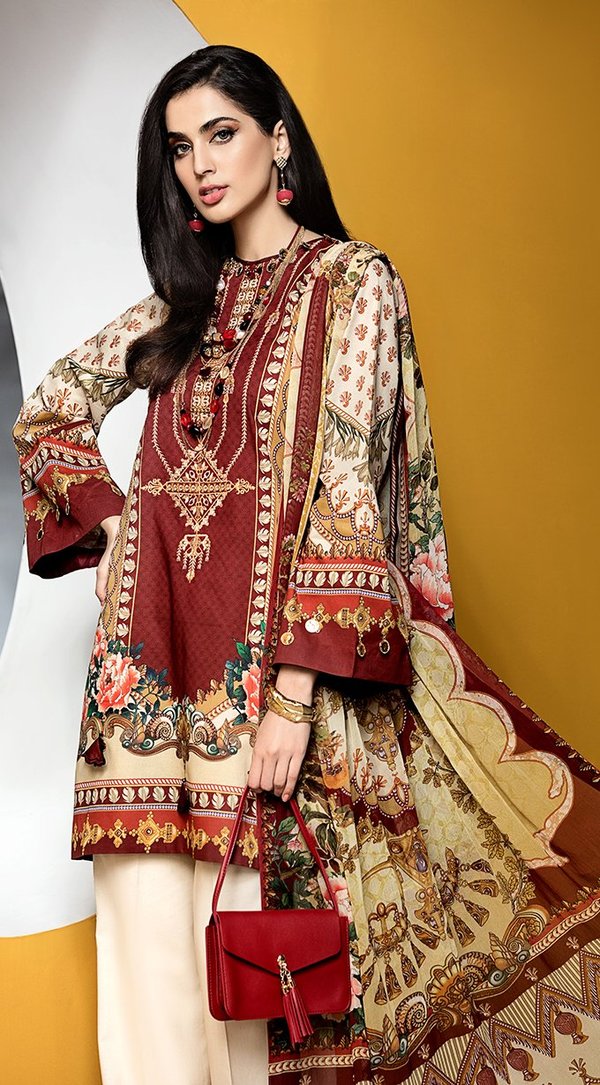 Carmen | VL20-09B  | Anaya by Kiran Chaudhry | Viva Lawn'20