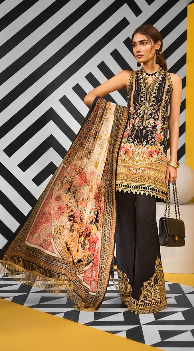 Elena | VL20-10A  | Anaya by Kiran Chaudhry | Viva Lawn'20