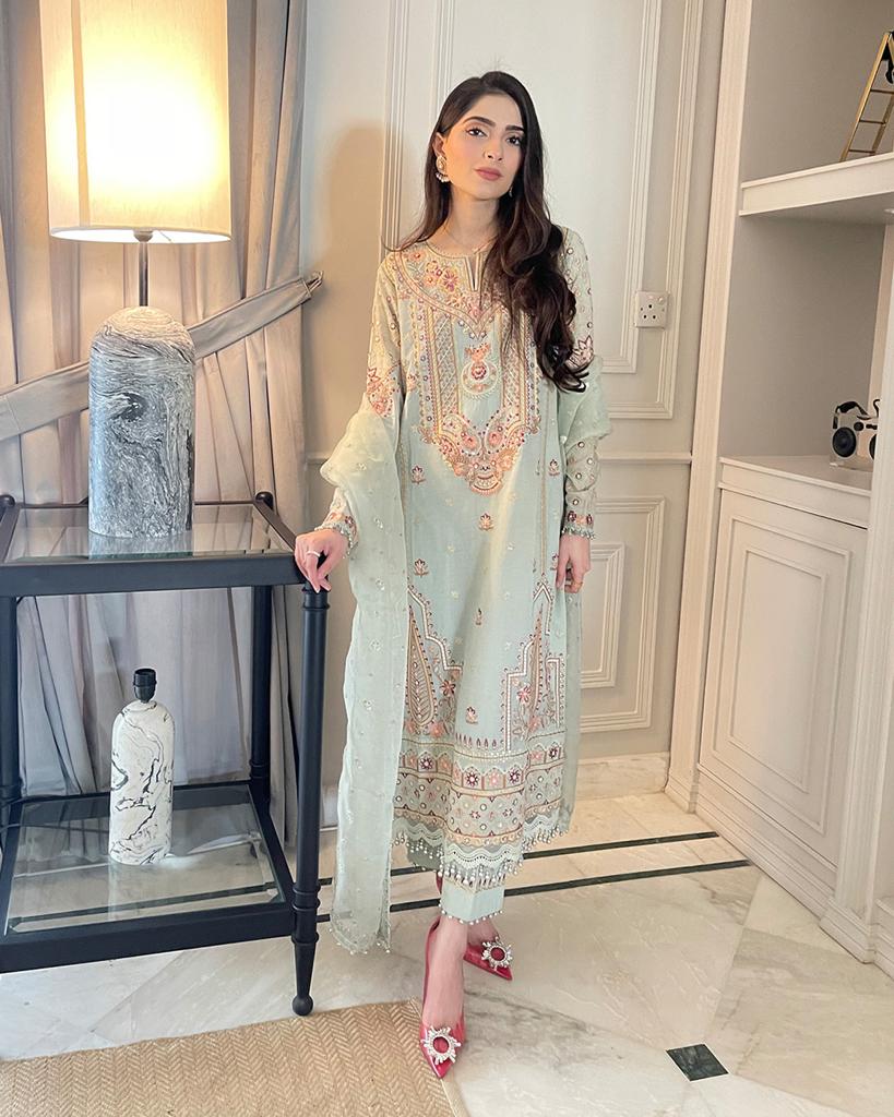 Amani | Faiza Saqlain | Lyle Luxury Lawn 2023