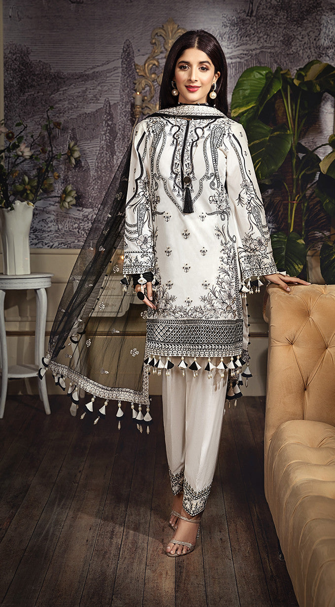 Claire | Anaya by Kiran Chaudhry | La Jardin d'Eden | Luxury Lawn'20