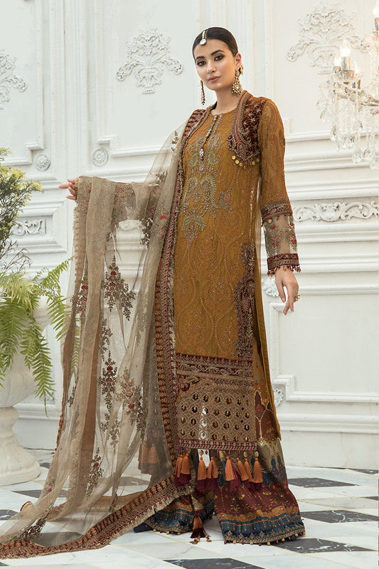 Rust (BD-1906) | Maria. B. | Unstitched MBroidered Eid Collection 2020