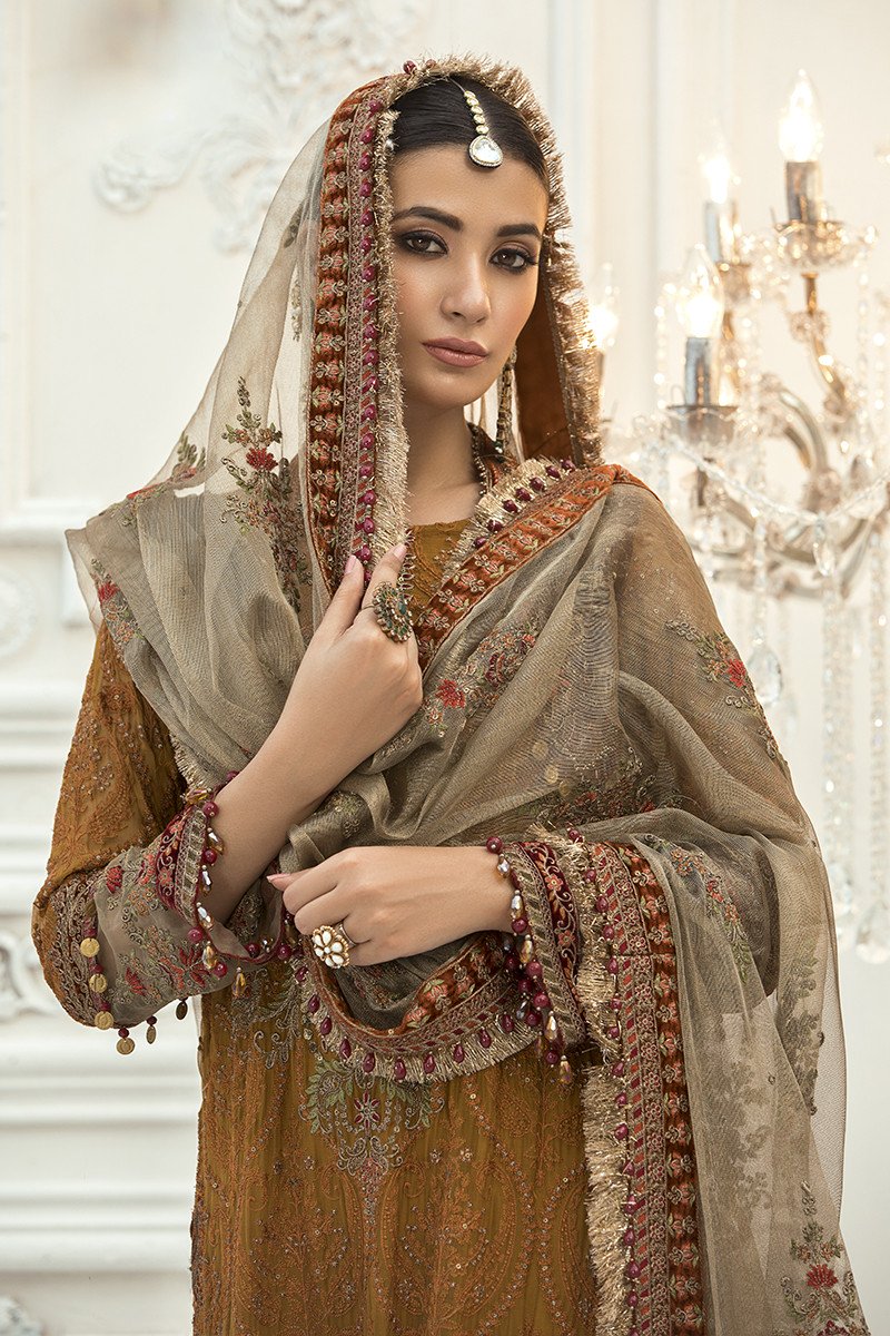 Rust (BD-1906) | Maria. B. | Unstitched MBroidered Eid Collection 2020