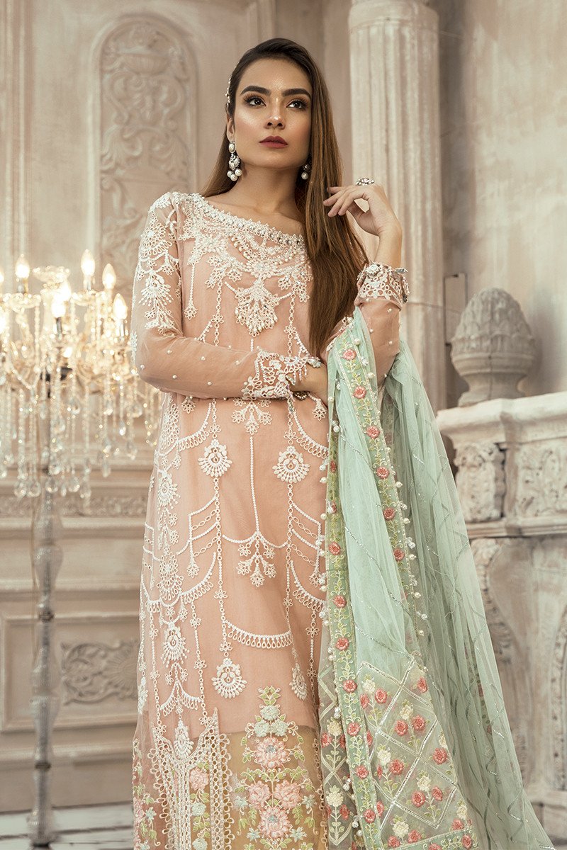 Pink (BD-1907) | Maria. B. | Unstitched MBroidered Eid Collection 2020