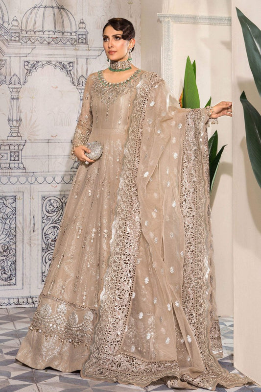 Nude Pink (BD-2406) | Maria B Mbroidered | Heritage Luxury Festive Formal 2022