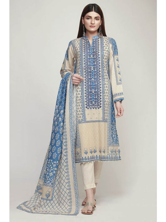 Khaadi-BF19102 (Blue)