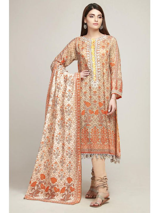 Khaadi-BF19105 (Brown)